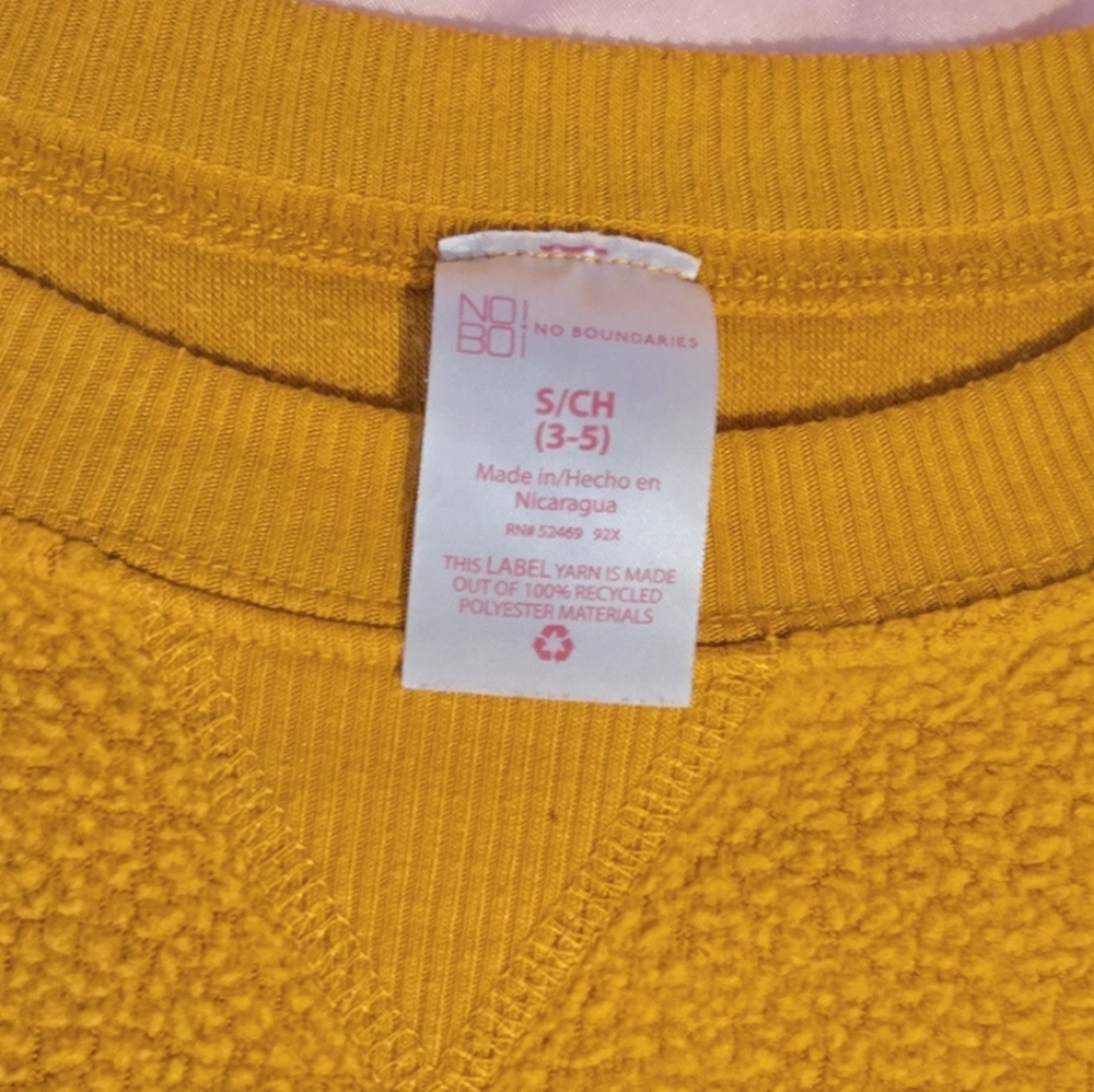 Cute Yellow/Orange sweatshirt - Picture 2 of 2